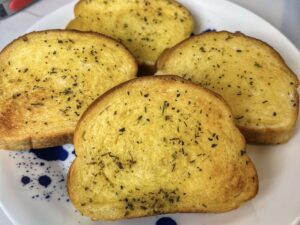 Air Fryer Frozen Garlic Bread (Texas Toast) - Fun Family Meals