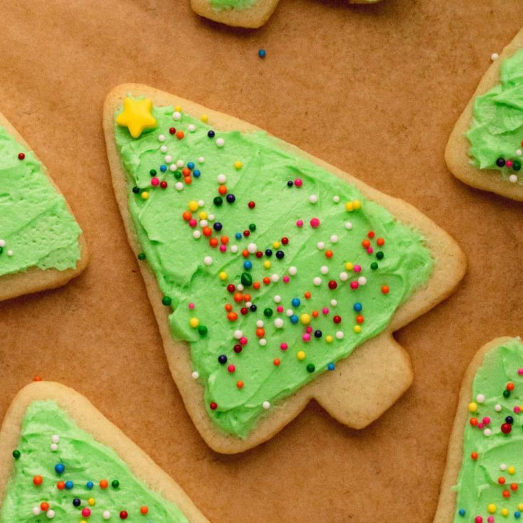 Image for Frosted Christmas Tree Cookies – Hey, Snickerdoodle!