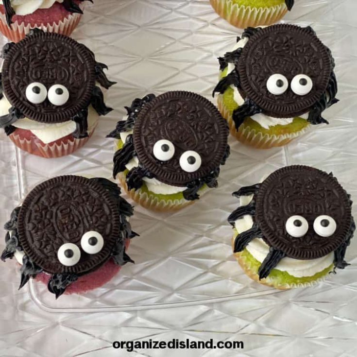 Image for Oreo Cookie Spider Cupcakes