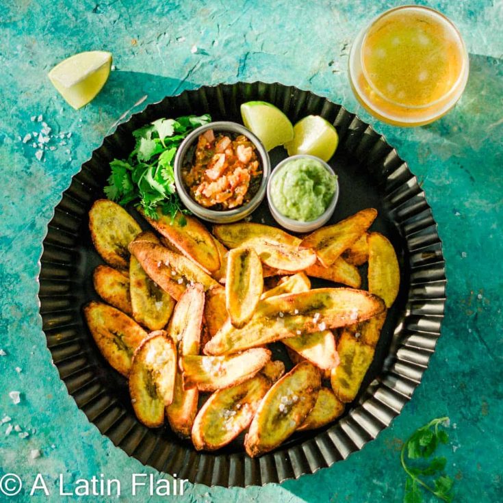 Image for Oven Baked Plantain Chips (Platanitos Horneados)
