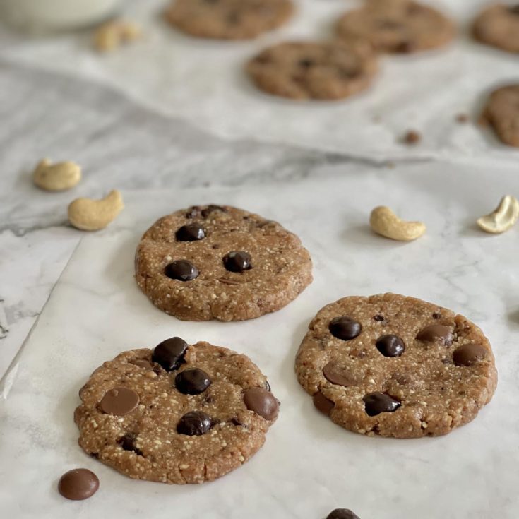 Image for Healthy No-Bake Chocolate Chip Cookies with Dates (Easy, Gluten-free)
