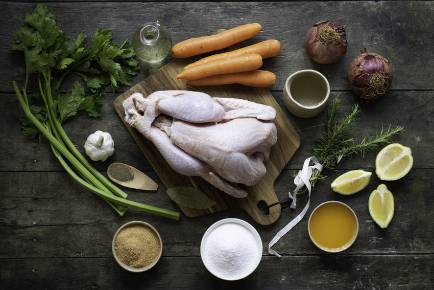 ingredients needed for Thanksgiving turkey with simple brine