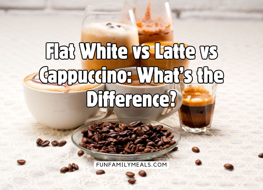 image shows different types of coffee with blog post title over the top